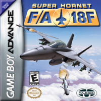 Super Hornet FA-18F GameBoy Advance US box art